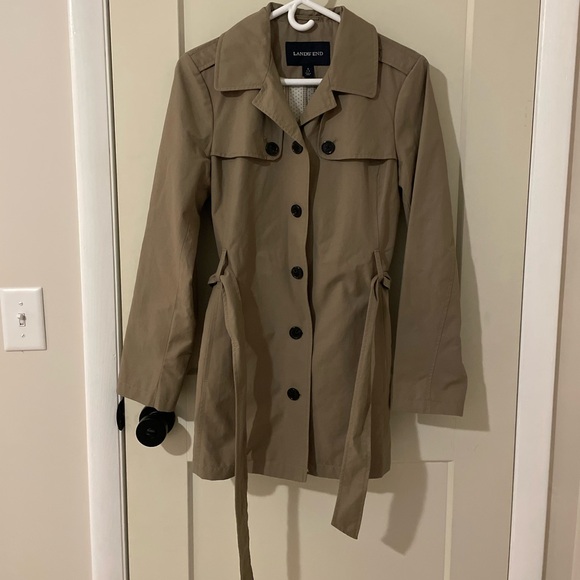 Lands' End Jackets & Blazers - Lands’ End Trench coat small 6-8